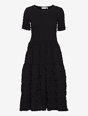 InWear - VanyaIW Dress - midiklänningar - black - 1