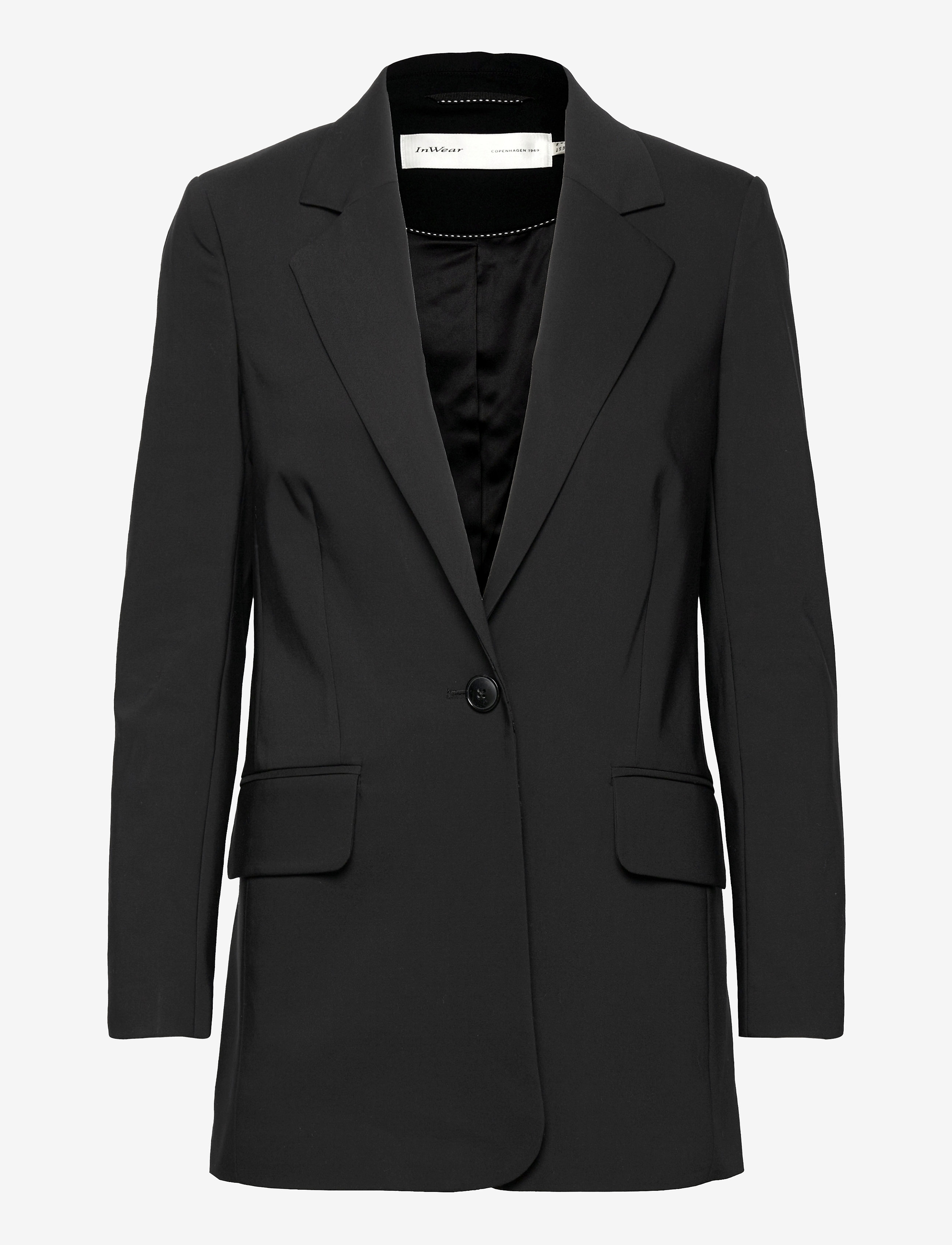 INWEAR Zellaiw Long Blazer Schwarz - 42 - Damen