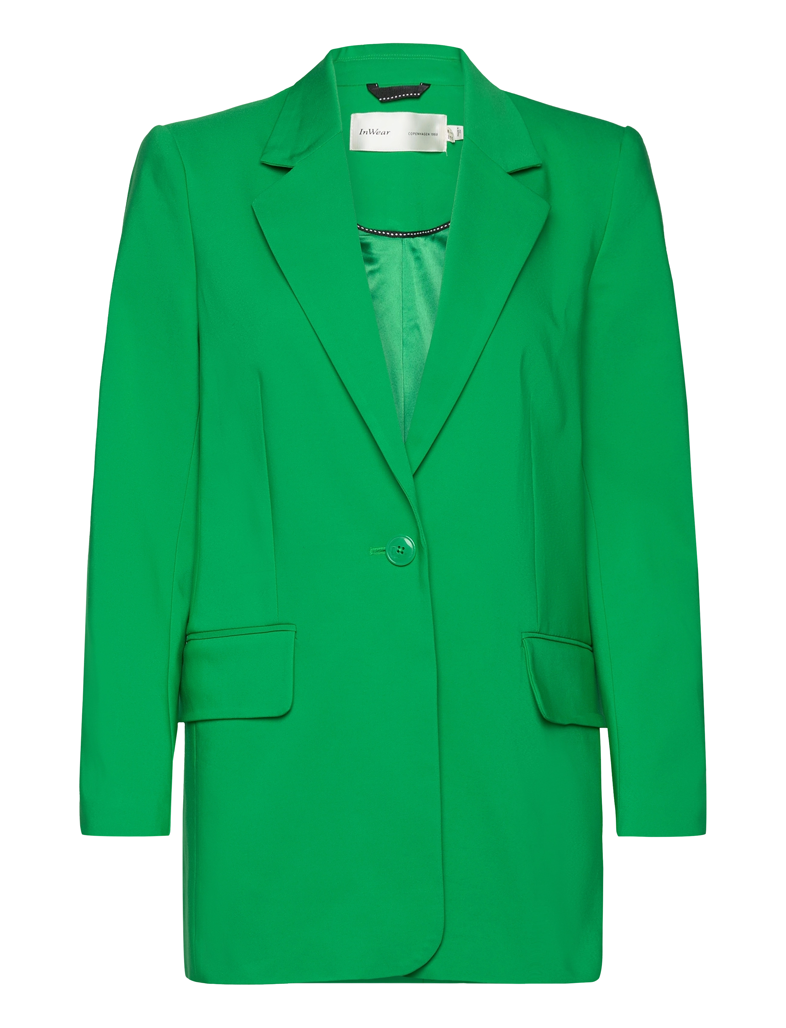 InWear ZellaIW Long Blazer - Pintsakud - BRIGHT GREEN / green