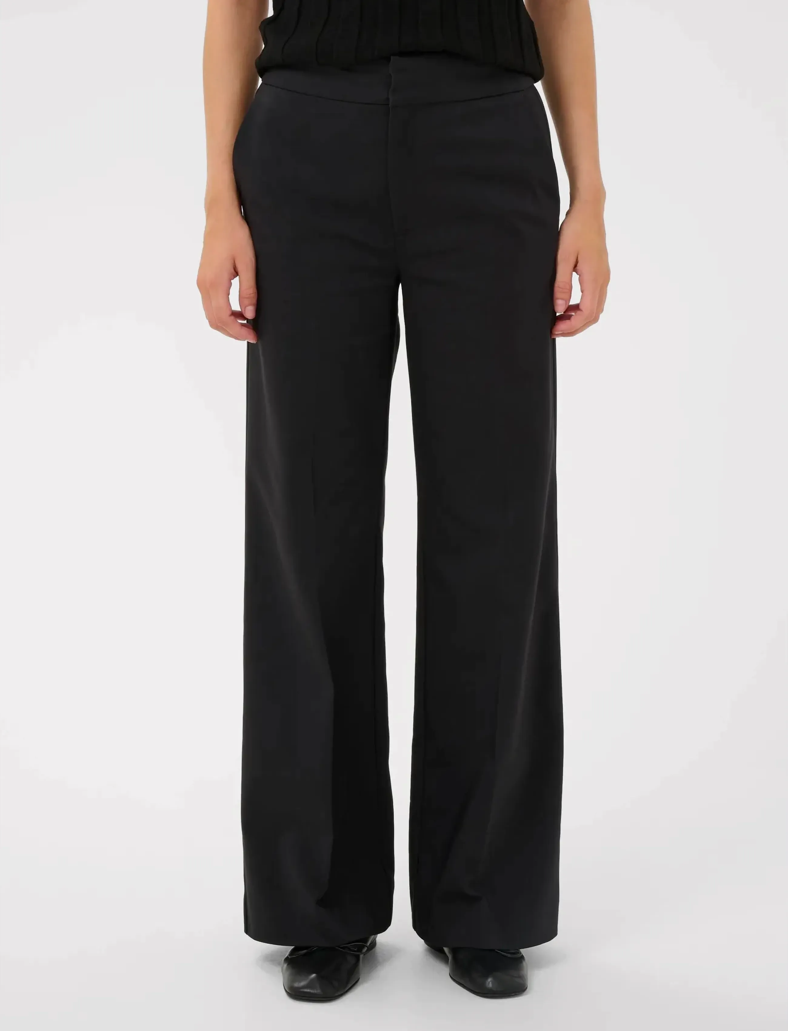 InWear ZELLAIW WIDE PANT - Inspiration - BLACK / black