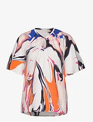 InWear - HaziniIW Top - short-sleeved blouses - multicolour floating oil - 0