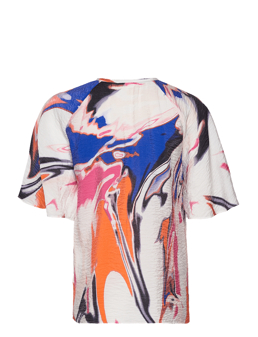 InWear - HaziniIW Top - kurzämlige blusen - multicolour floating oil - 1