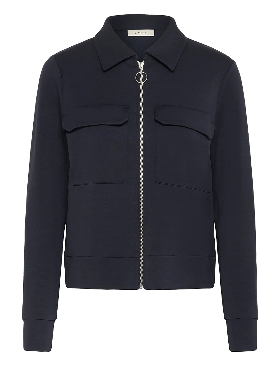 InWear - BecaIW Cardigan - cardigans - marine blue - 1