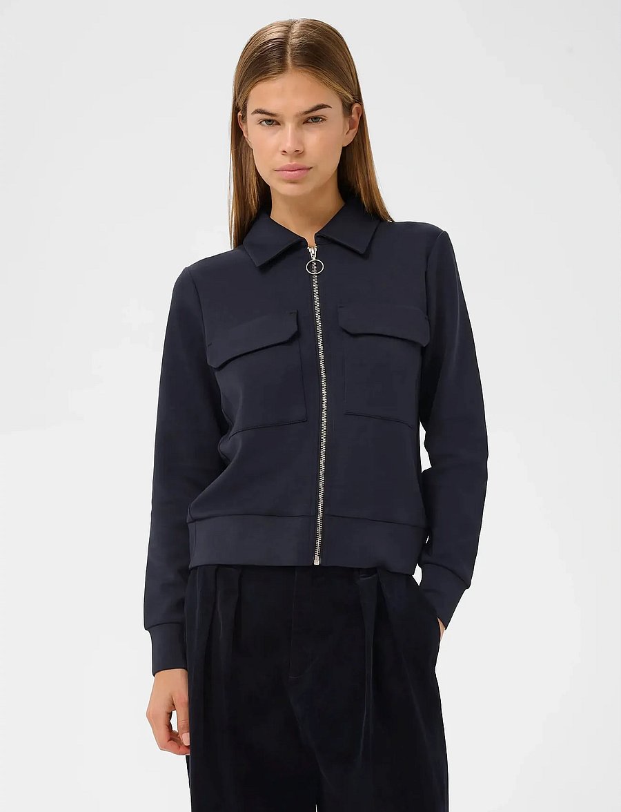 InWear - BecaIW Cardigan - cardigans - marine blue - 4