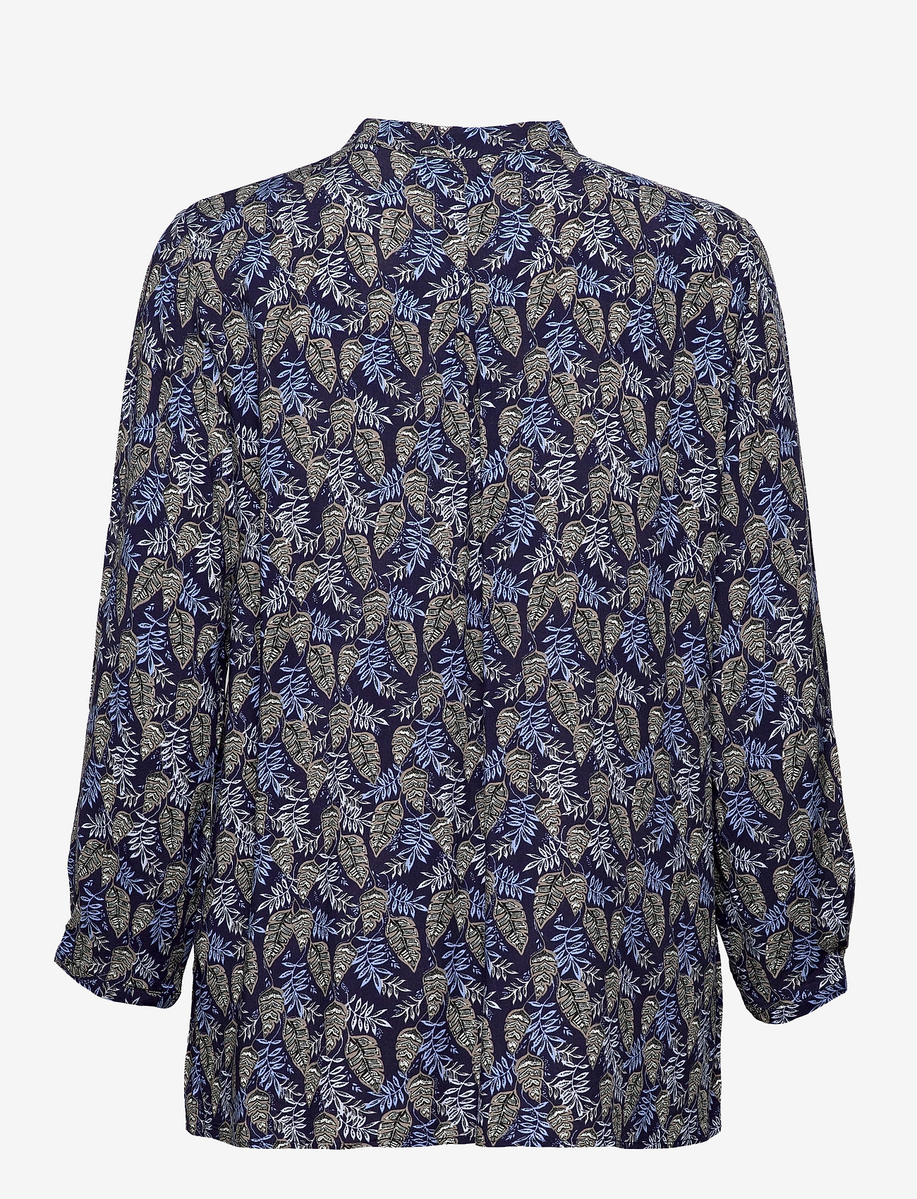 InWear - ViksaIW Blouse - long-sleeved blouses - midnight magic leaves - 1