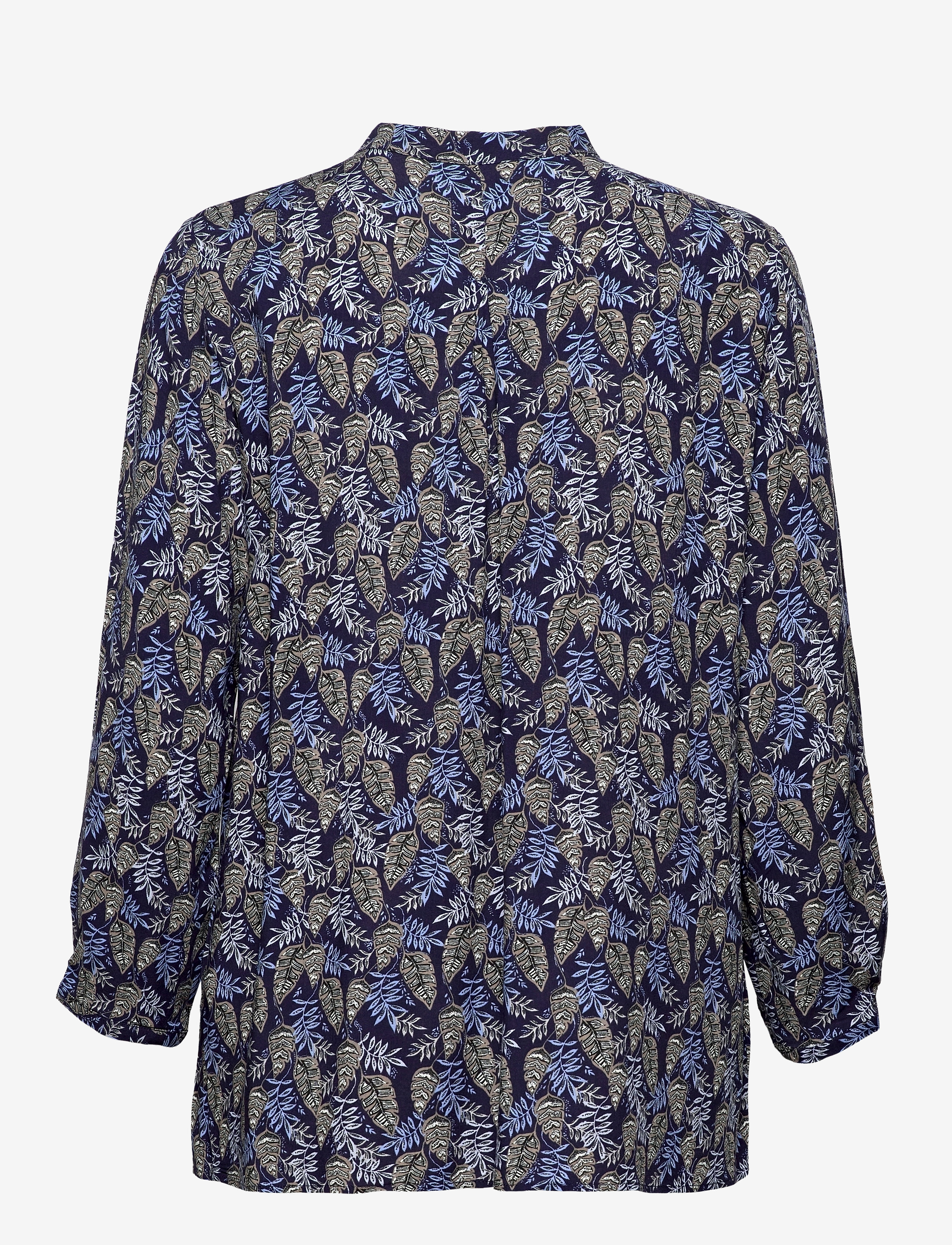 InWear - ViksaIW Blouse - langærmede bluser - midnight magic leaves - 2