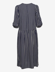 InWear - ViksaIW Long Dress - midiklänningar - marine blue stripe - 1