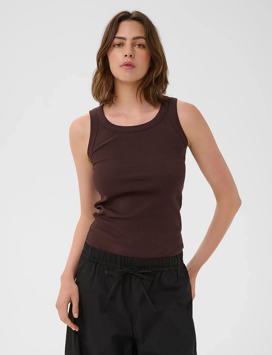 InWear - DagnaIW Tank - Ärmellose tops - coffee bean - 0