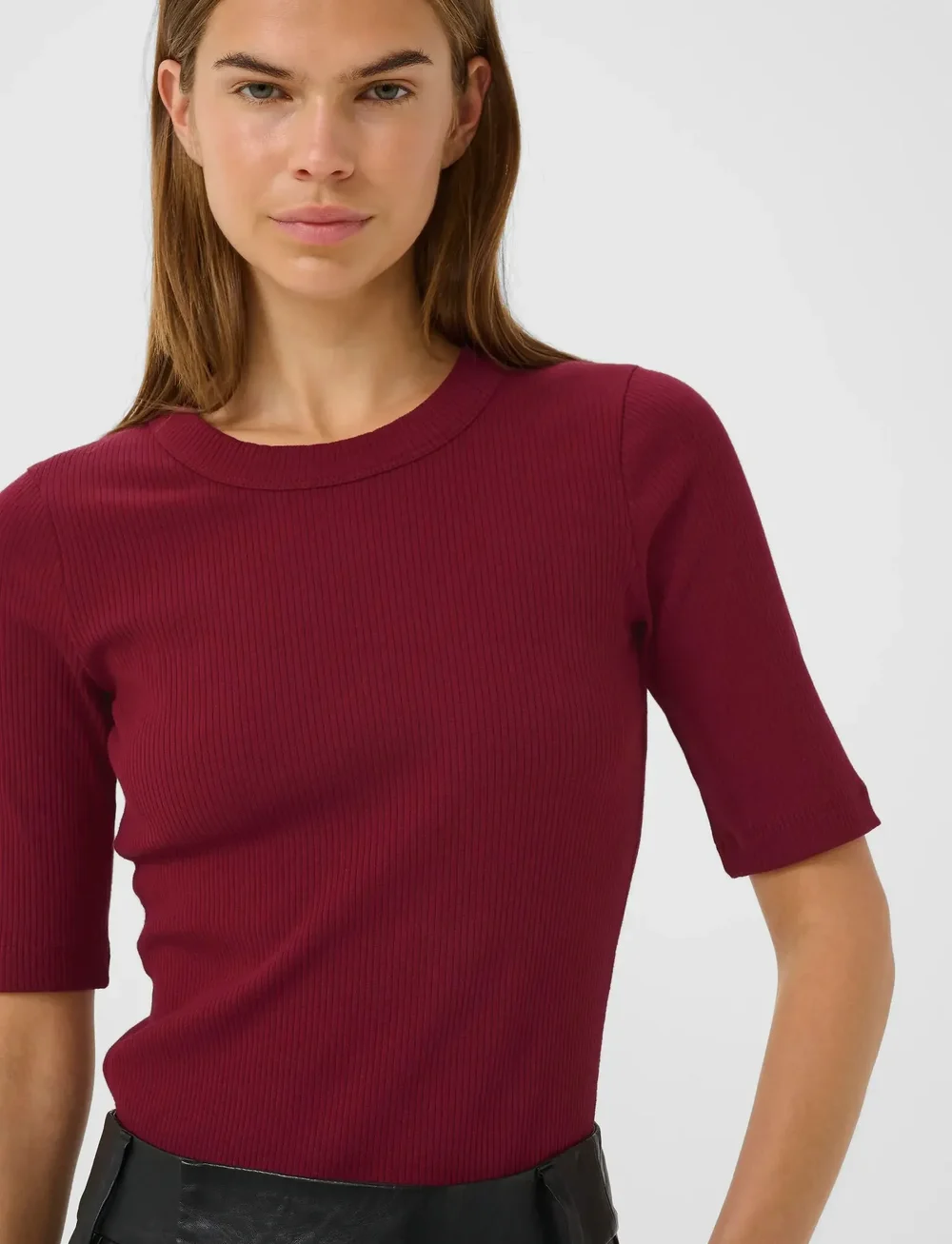 InWear - DagnaIW T-Shirt - t-shirts - cabernet - 5