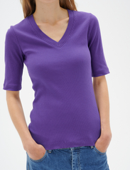 InWear - DagnaIW V T-shirt - alhaisimmat hinnat - purple rain - 5