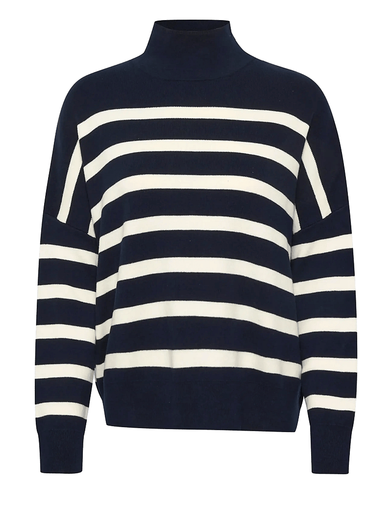 InWear - TenleyIW Turtleneck Pullover - rullekraver - blue / white - 1