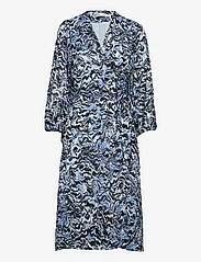 InWear - BasiraIW Wrap Dress - slå-om-kjoler - blue bark wood - 0