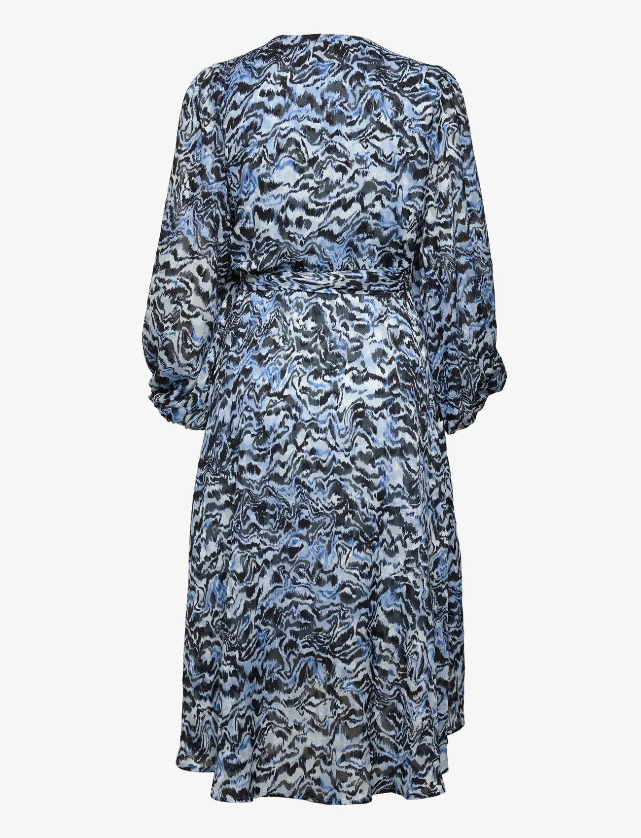 InWear - BasiraIW Wrap Dress - omslagskjoler - blue bark wood - 1
