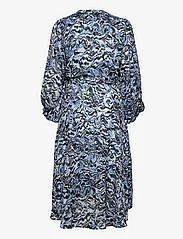 InWear - BasiraIW Wrap Dress - omslagskjoler - blue bark wood - 1