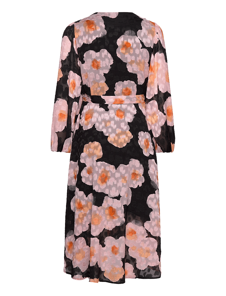 InWear - BasiraIW Wrap Dress - kietaisumekot - pink poetic flower - 2