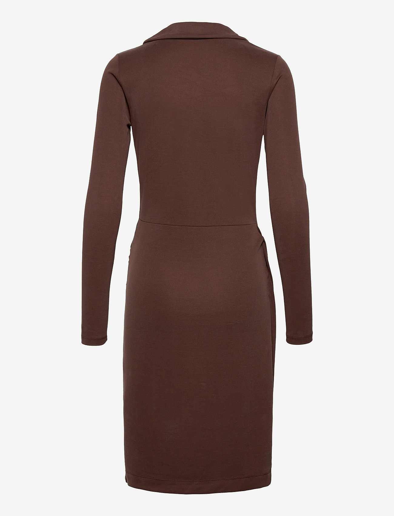 InWear - VedaIW Collar Dress - stramme kjoler - coffee brown - 1