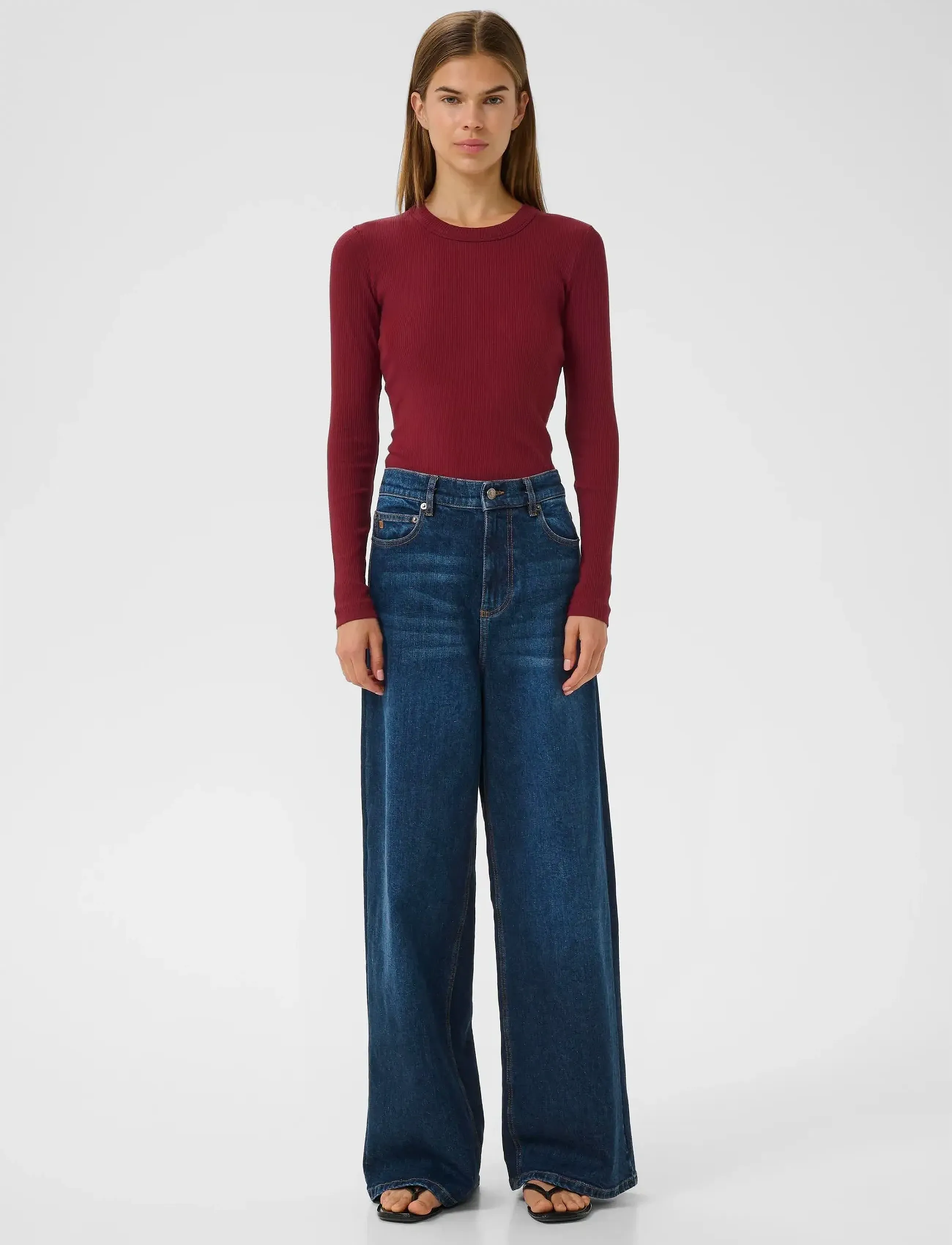 InWear - DagnaIW T-Shirt LS - cabernet - 3