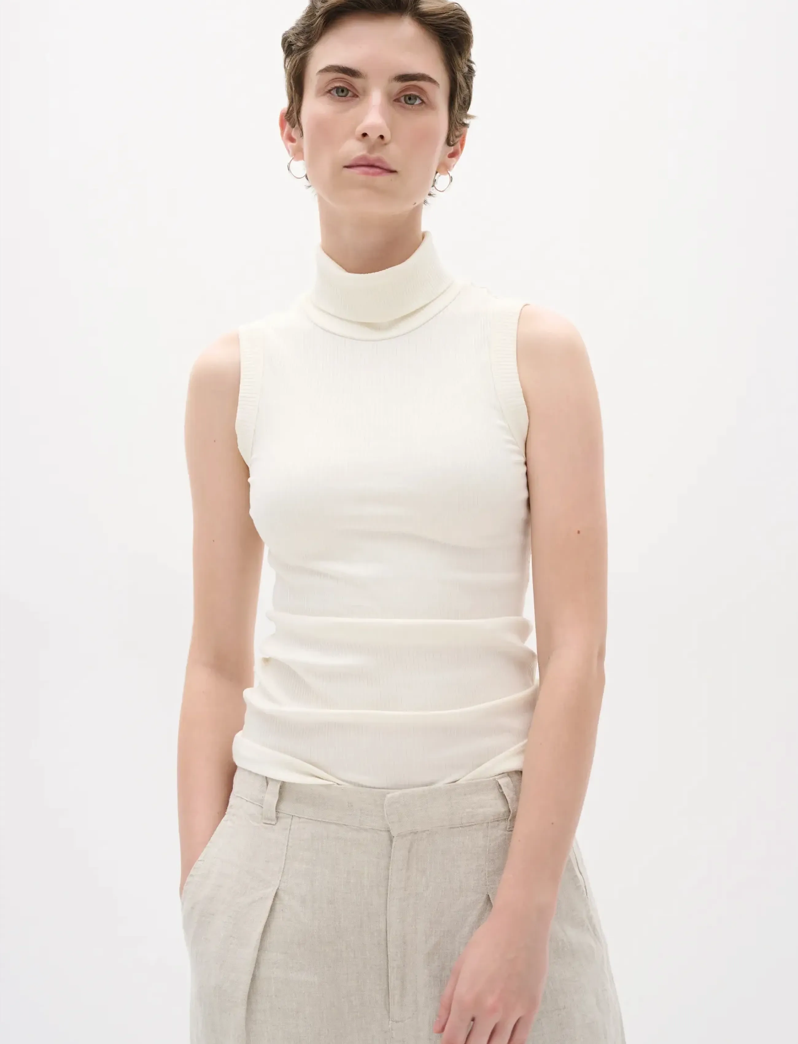 InWear DagnaIW Rollneck Top - T-shirts & Toppar - PURE WHITE / white
