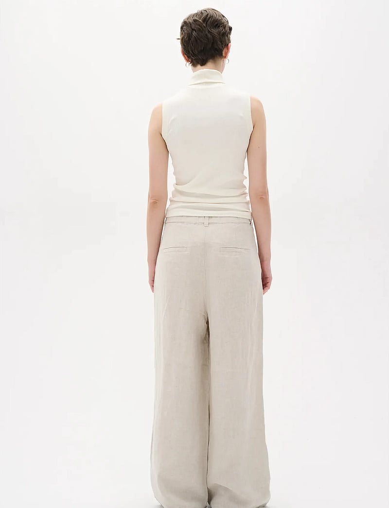 InWear - DagnaIW Rollneck Top - linnen - pure white - 3