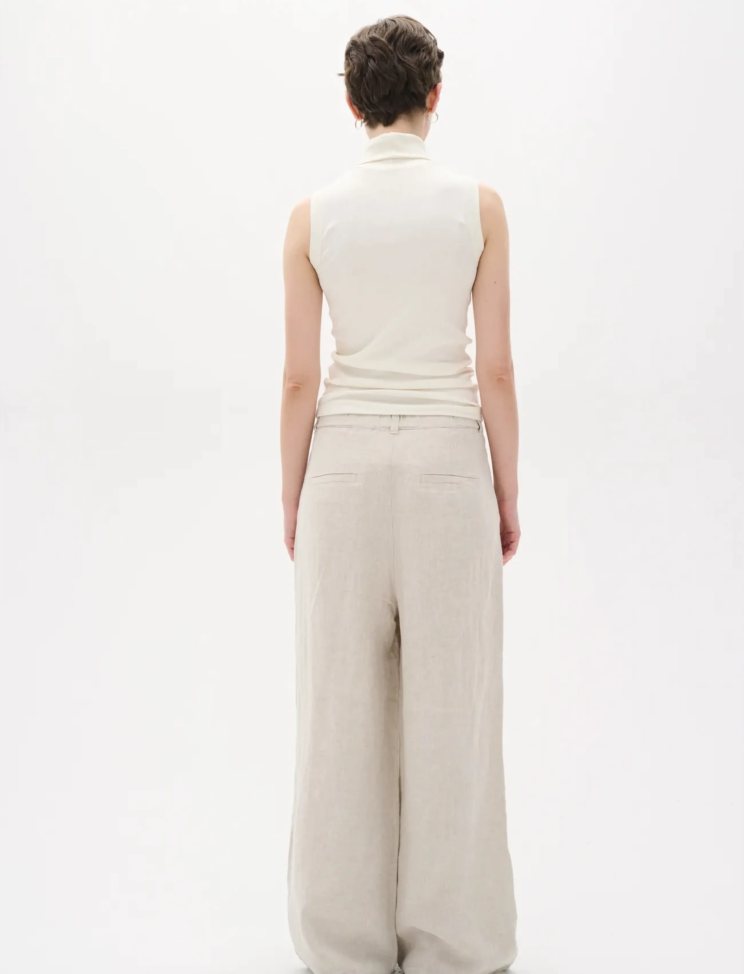 InWear - DagnaIW Rollneck Top - Ärmellose tops - pure white - 3