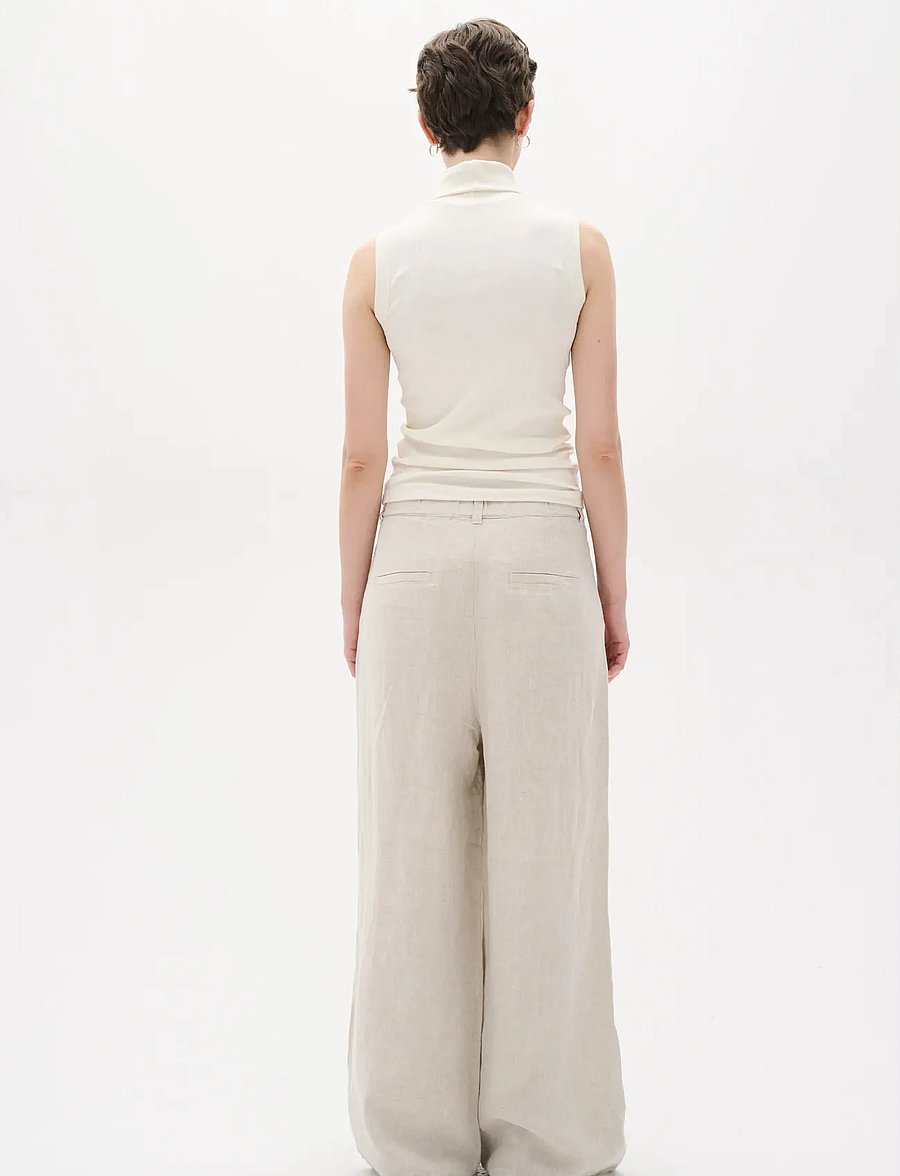 InWear - DagnaIW Rollneck Top - Ärmellose tops - pure white - 3