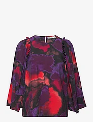InWear - AvenIW Blouse - long-sleeved blouses - purple giant splash - 0