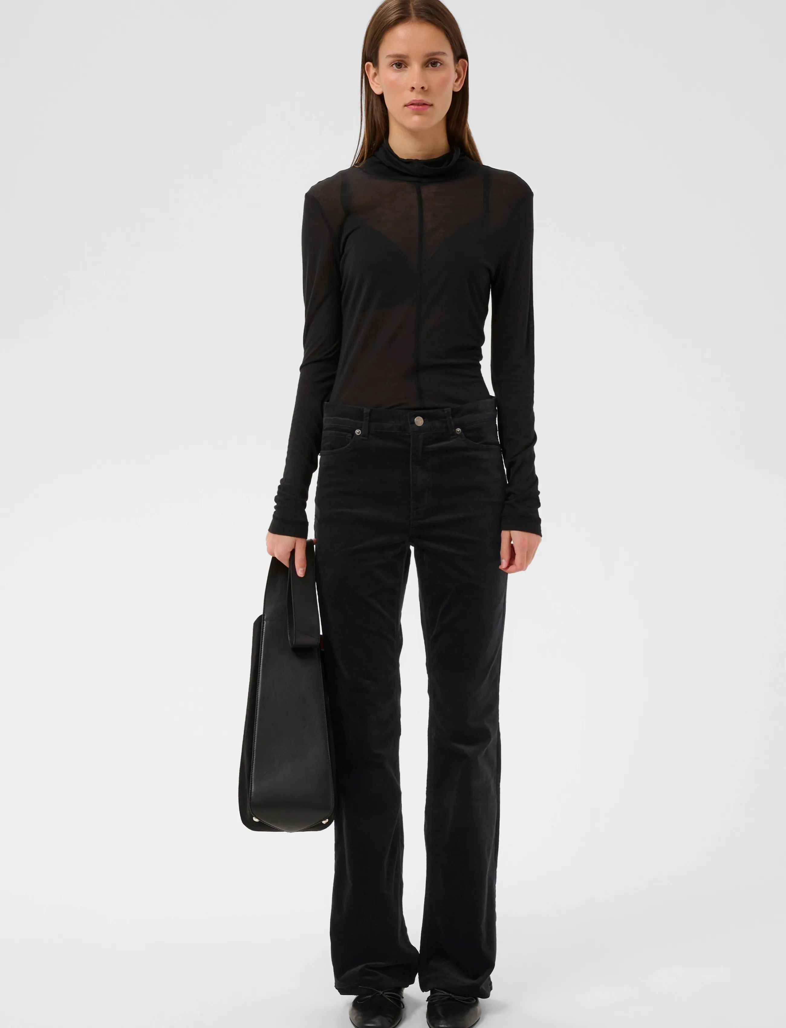 InWear Eishaiw Jeans, 30, Schwarz - Flares, Frauen