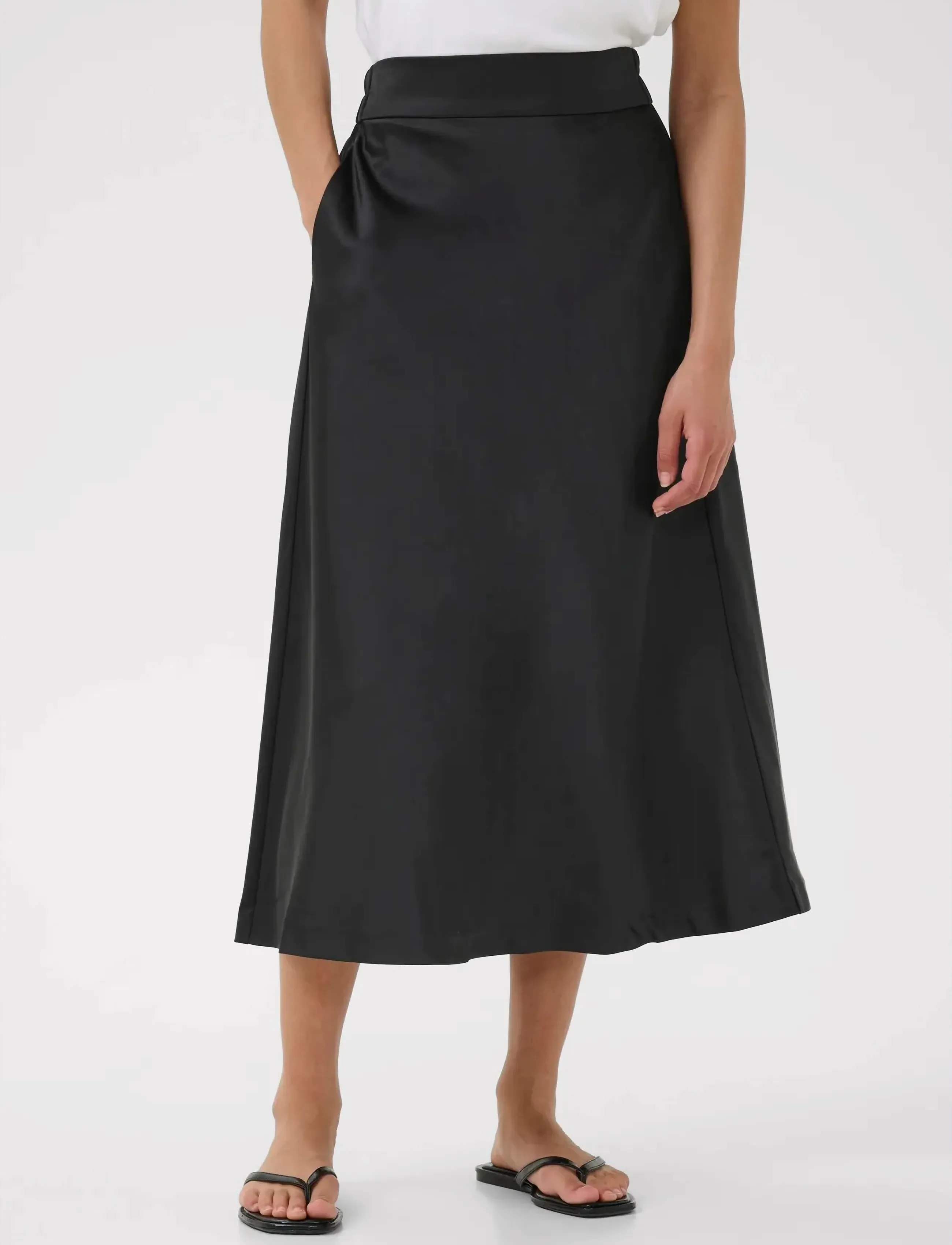 InWear ZilkyIW Skirt - Nederdele - BLACK / black