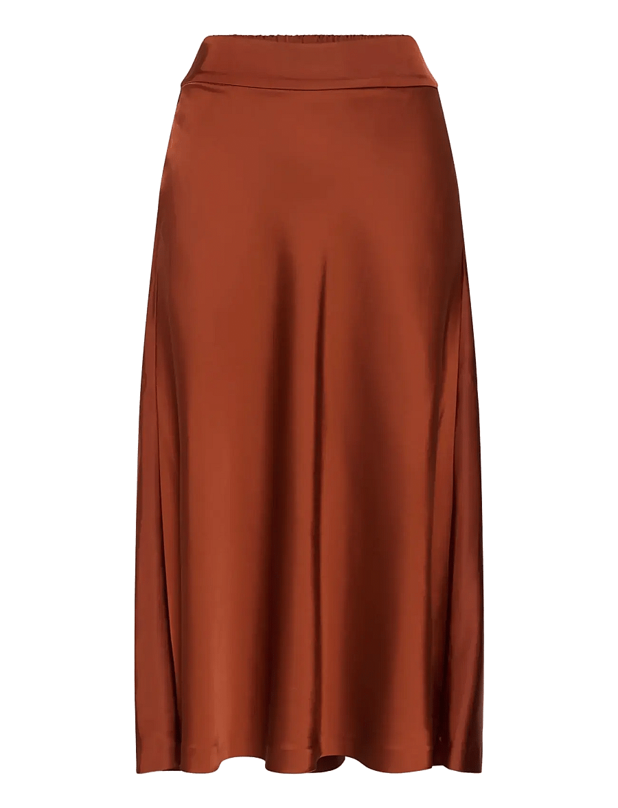InWear - ZilkyIW Skirt - satinröcke - brandy brown - 0