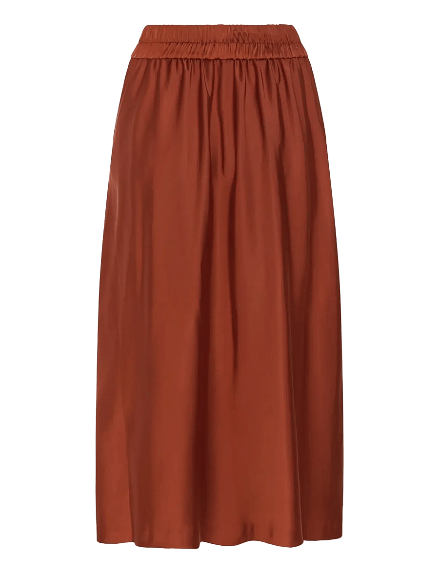 InWear - ZilkyIW Skirt - satinröcke - brandy brown - 1