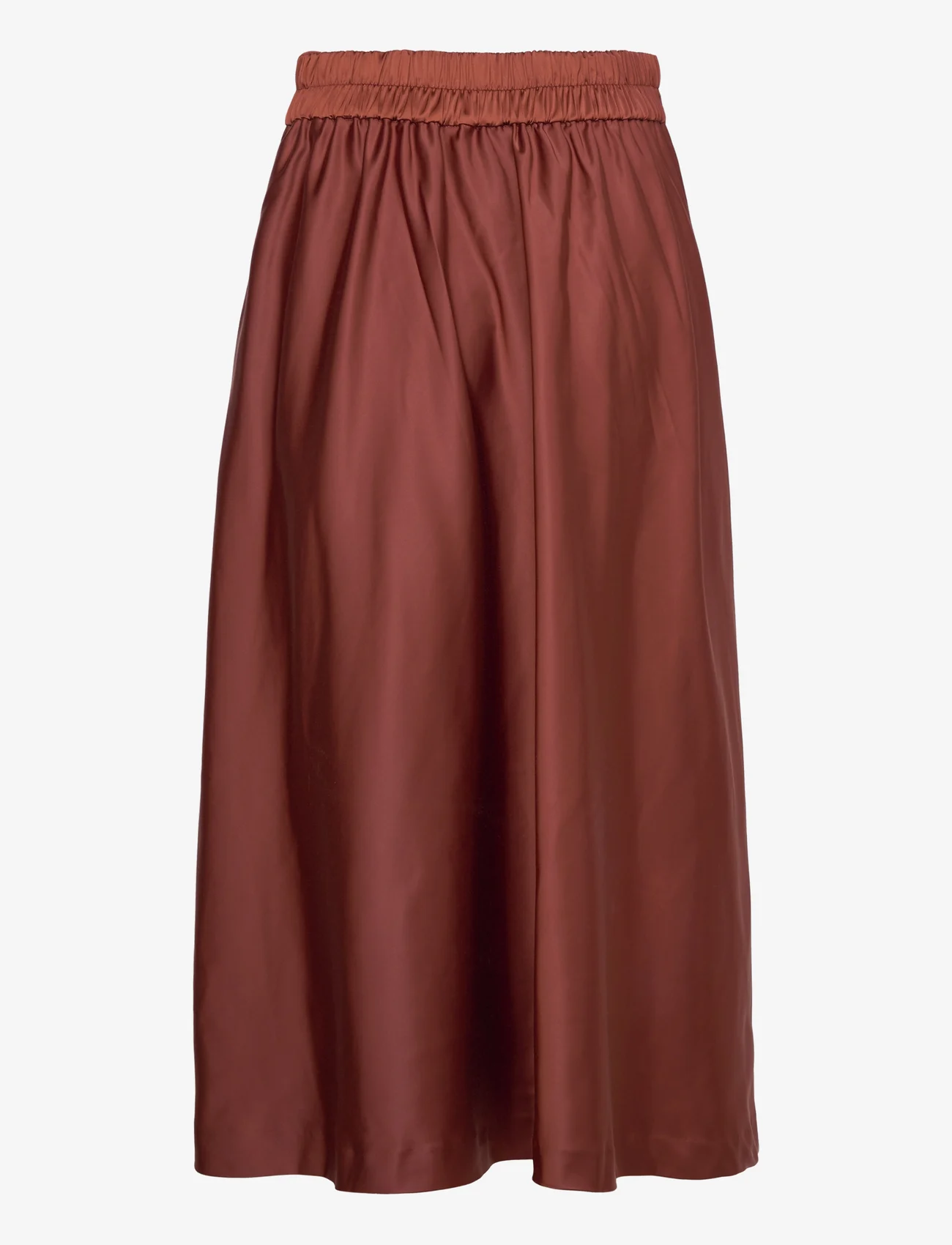InWear - ZilkyIW Skirt - midi skirts - cherry mahogany - 1