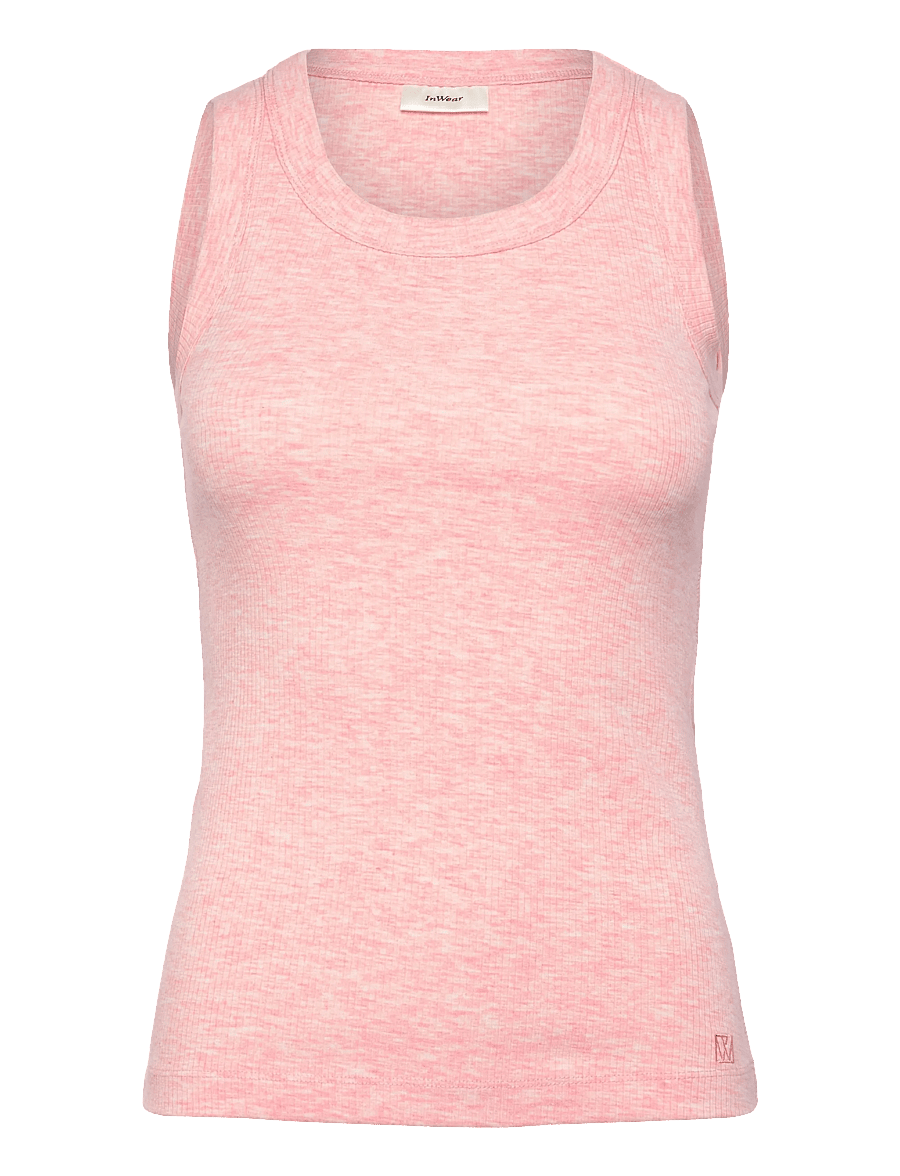 InWear - DagnaIW Melange Tank - Ärmellose tops - candy pink melange - 1