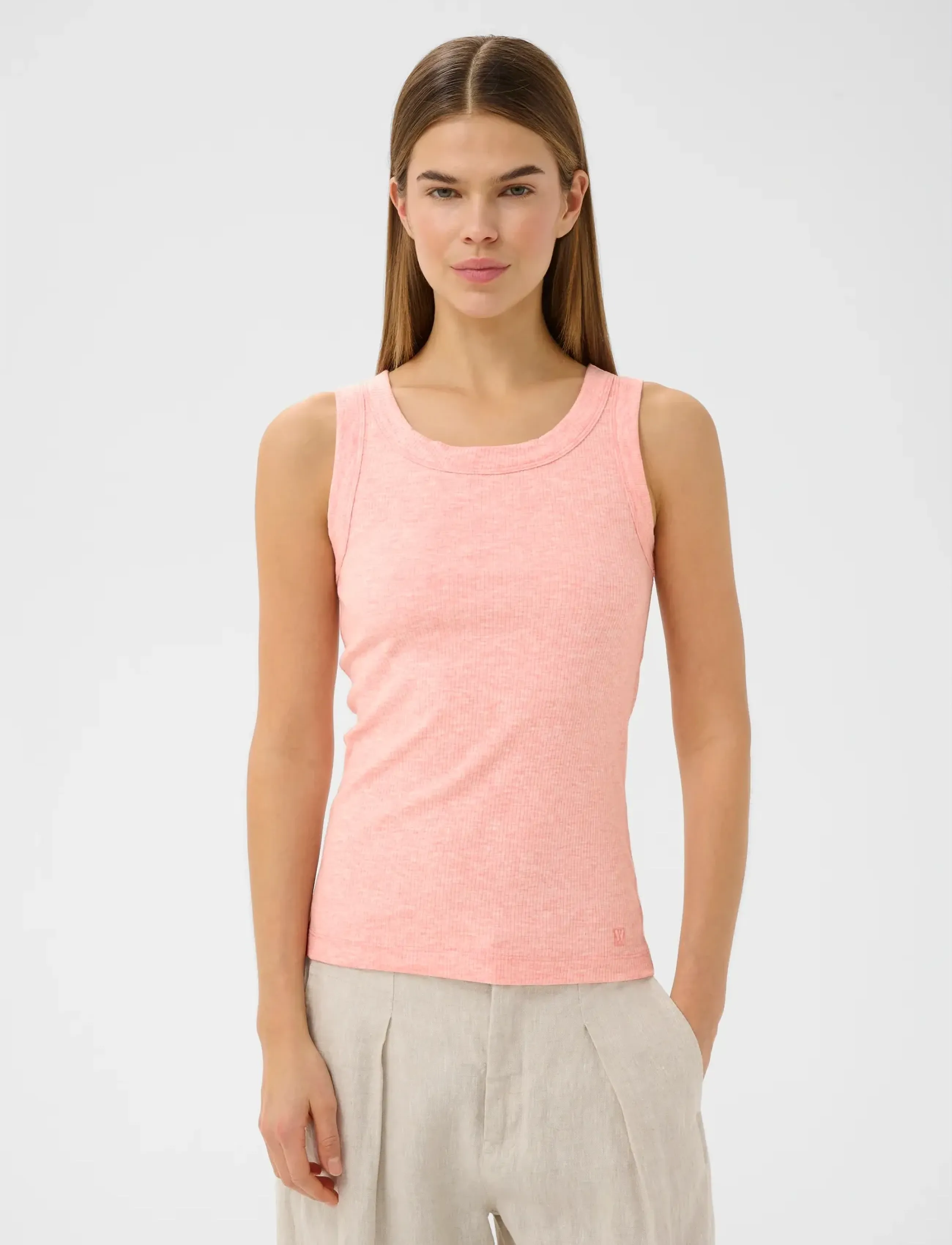 InWear DagnaIW Melange Tank - Ärmellose Tops - CANDY PINK MELANGE / pink/rose