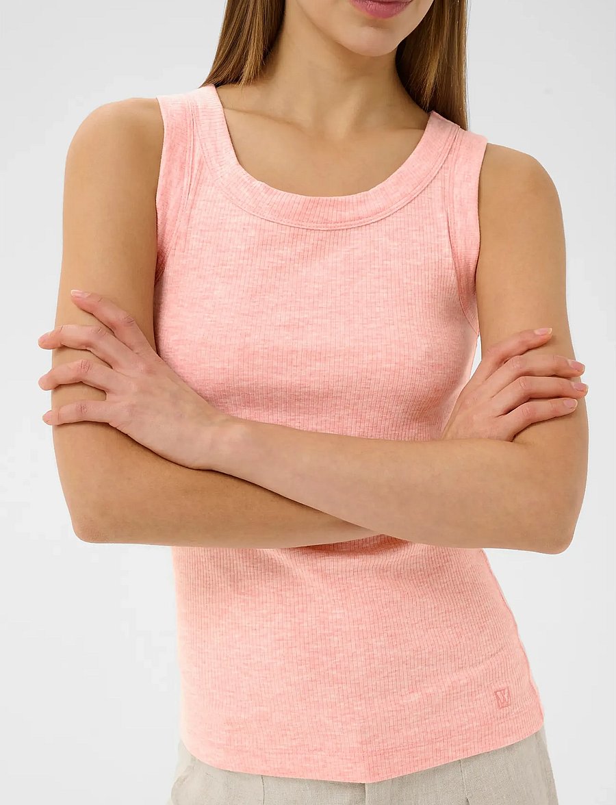 InWear - DagnaIW Melange Tank - Ärmellose tops - candy pink melange - 5