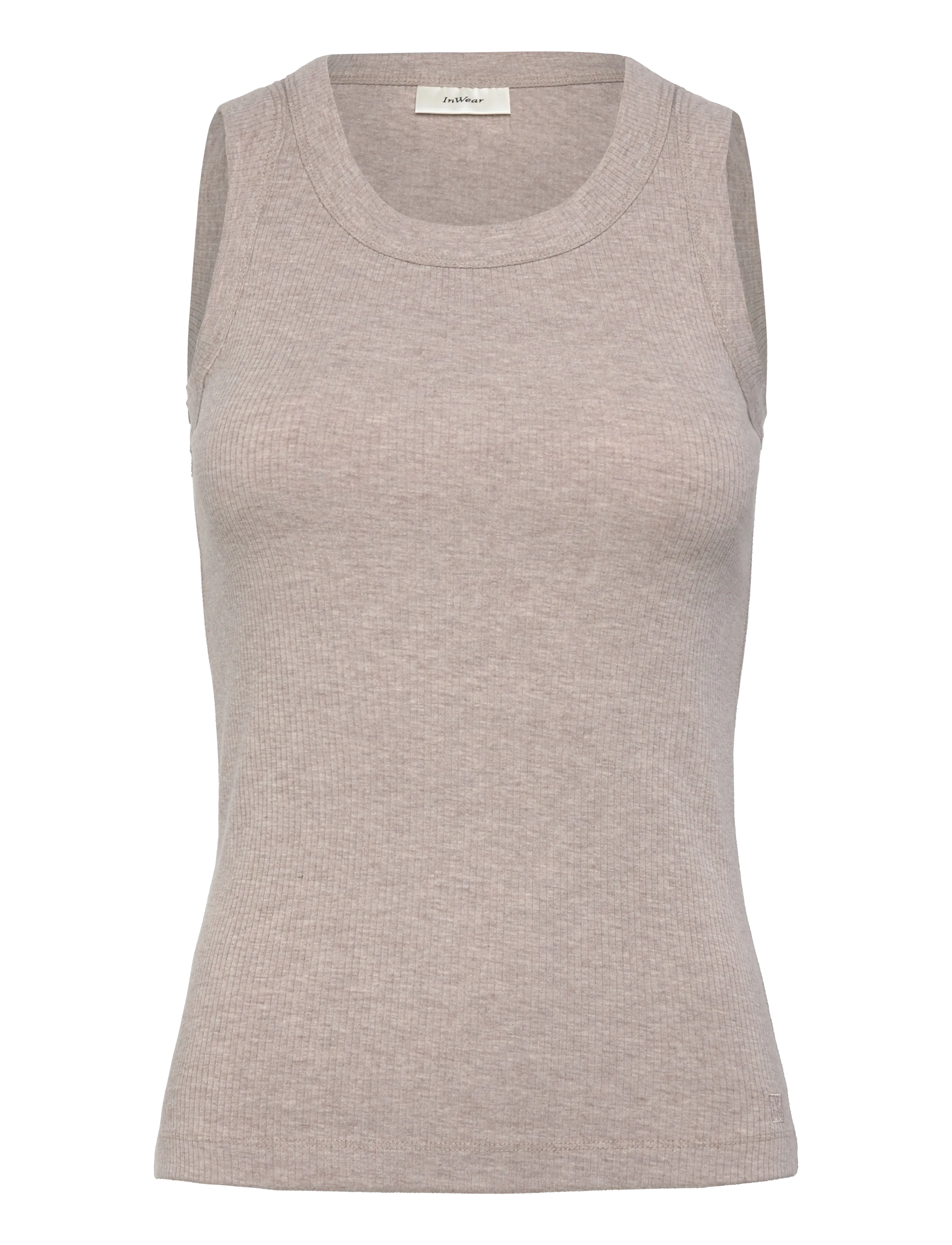 InWear DagnaIW Melange Tank - Kläder - CHATEAU GRAY MELANGE / beige