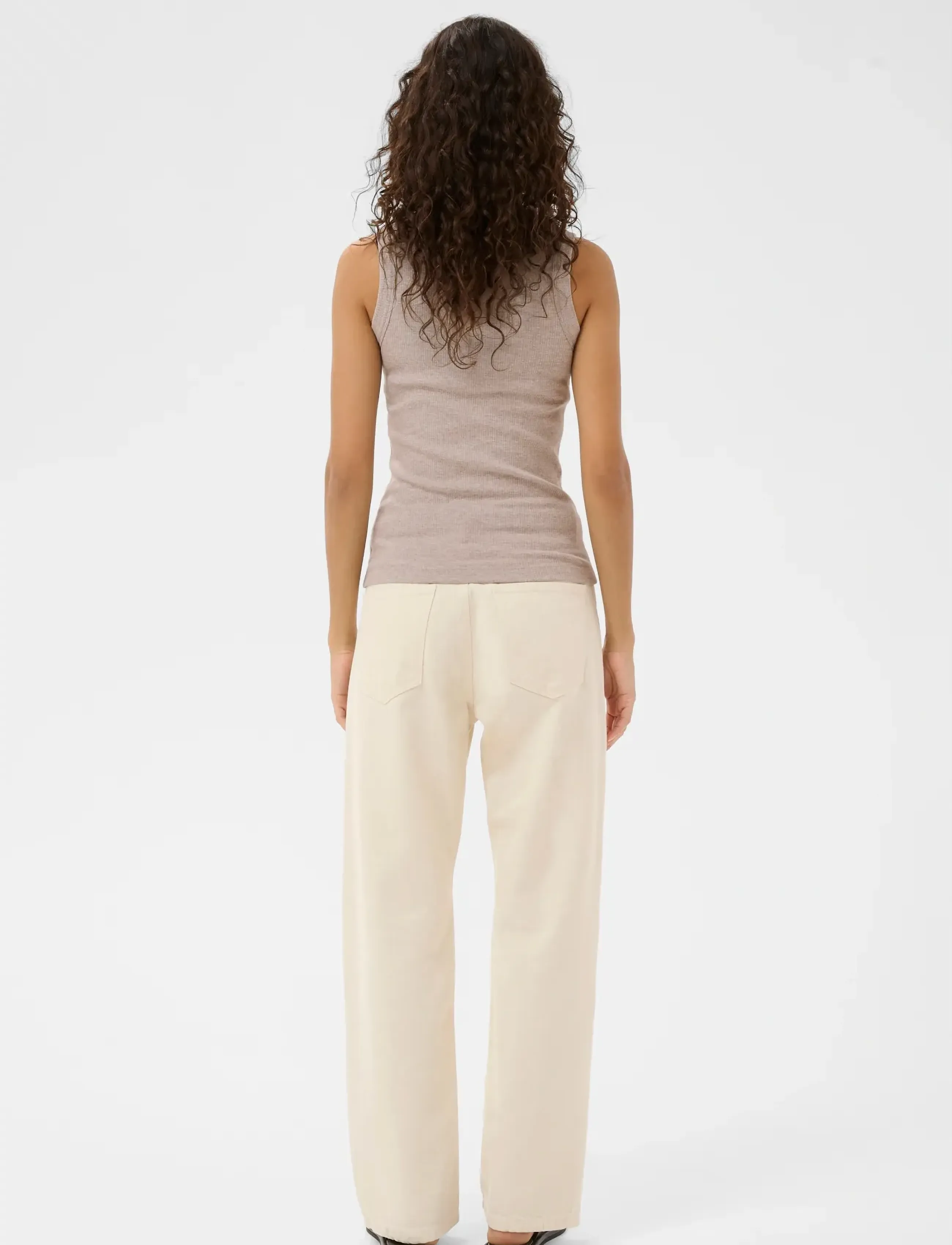 InWear - DagnaIW Melange Tank - tanktops - chateau gray melange - 4