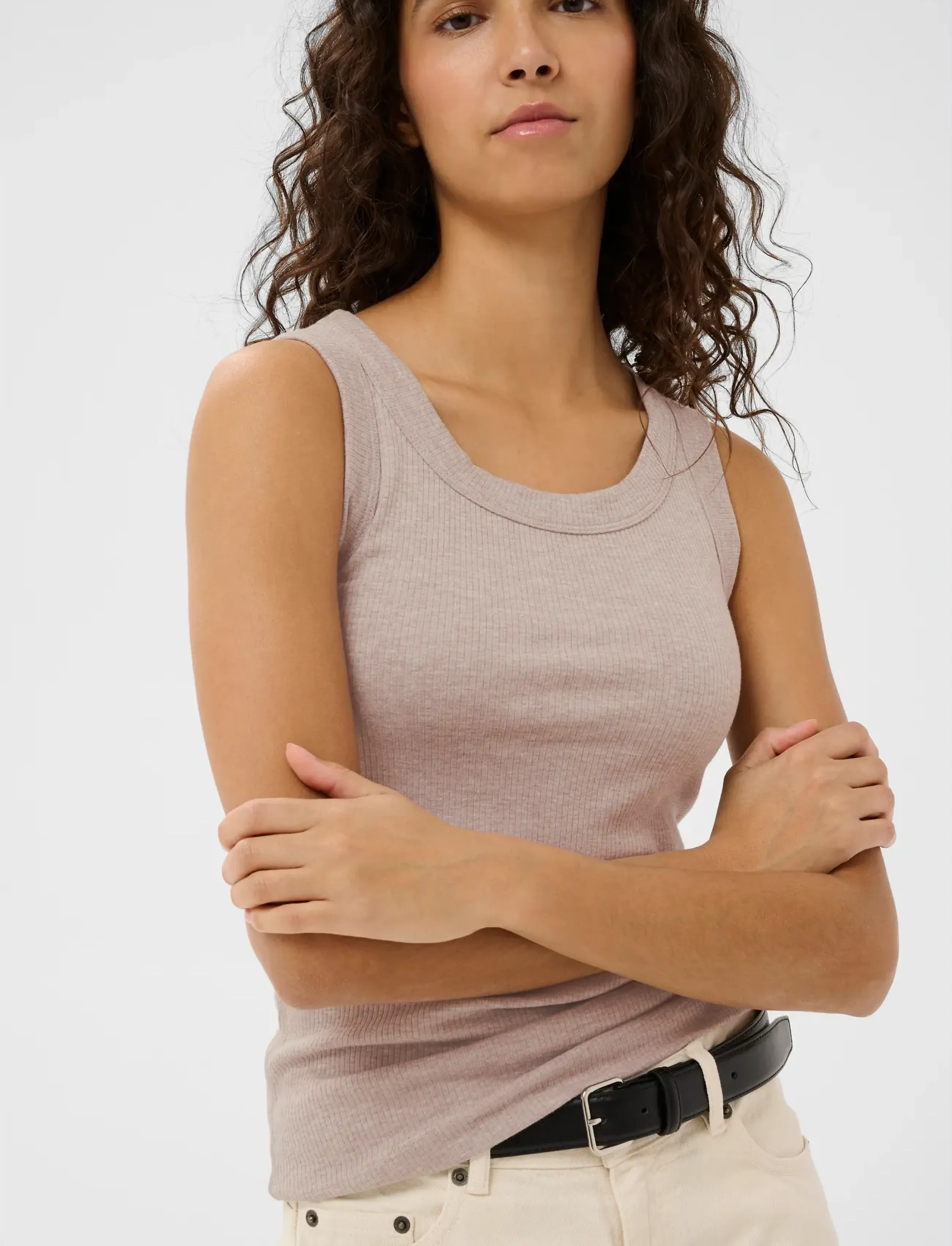 InWear - DagnaIW Melange Tank - tanktops - chateau gray melange - 5