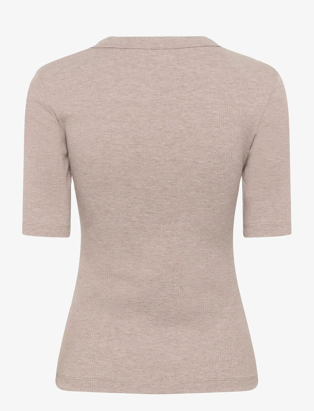 InWear - DagnaIW Melange T-Shirt - t-särgid - chateau gray melange - 2