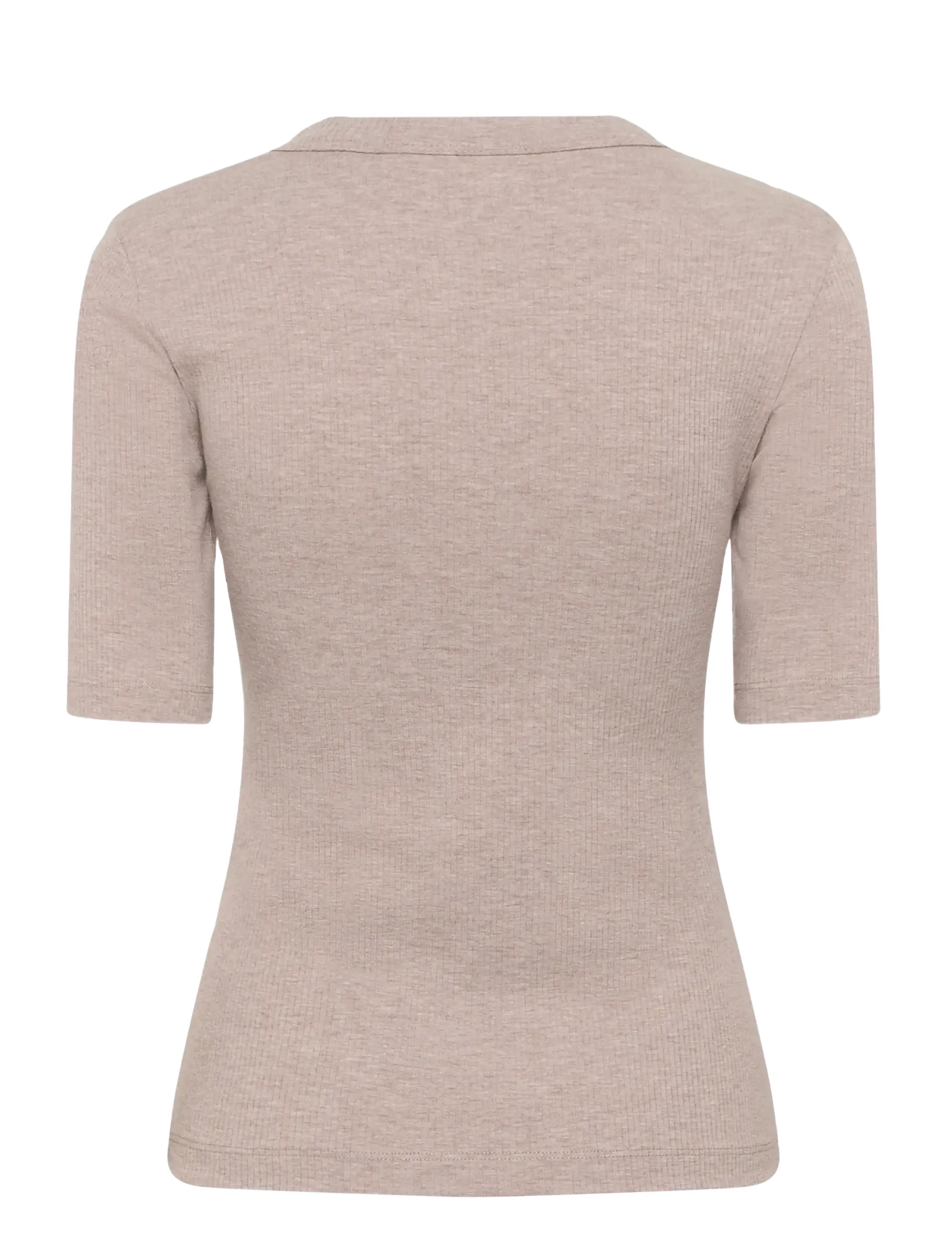 InWear - DagnaIW Melange T-Shirt - t-shirts - chateau gray melange - 2
