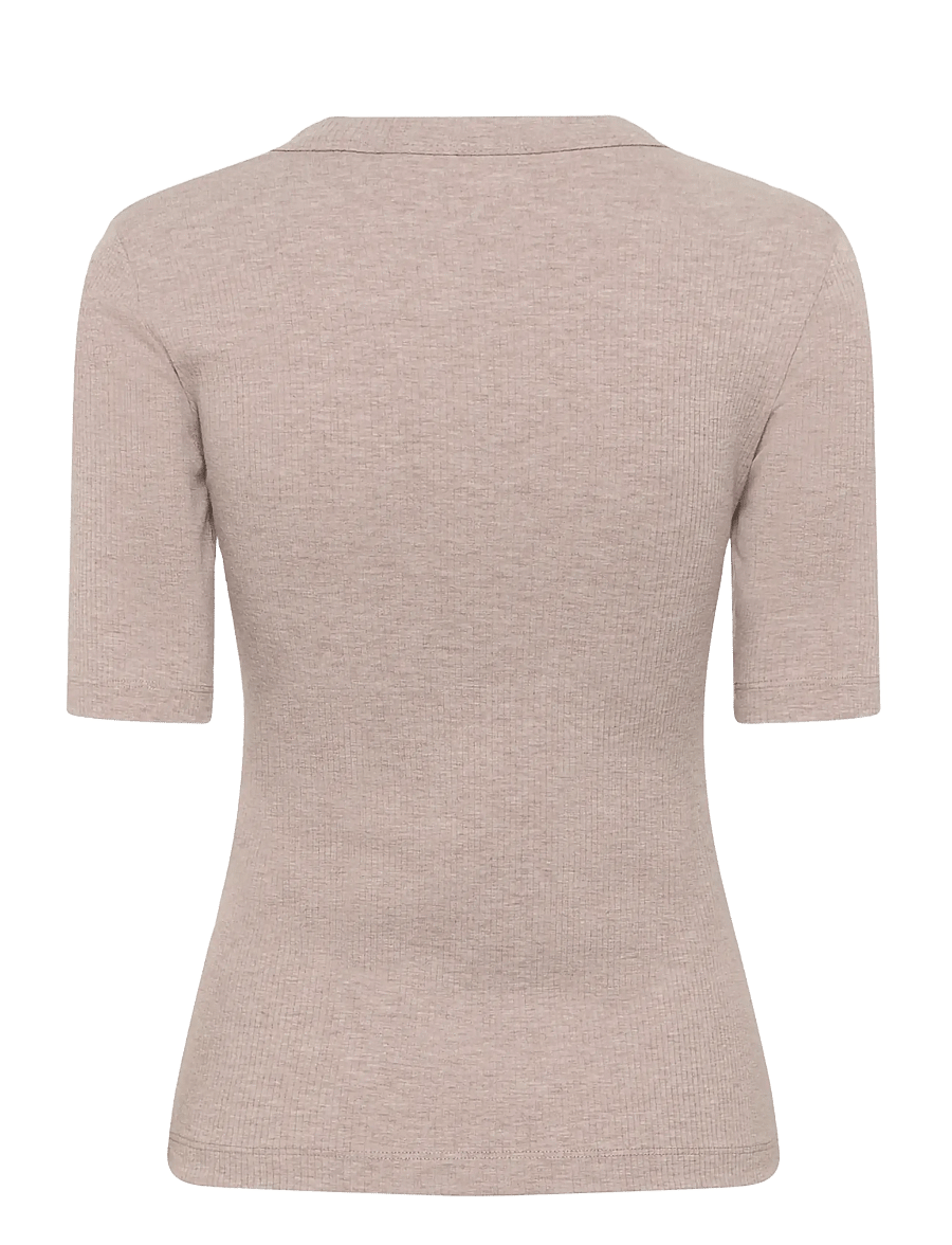 InWear - DagnaIW Melange T-Shirt - t-shirts - chateau gray melange - 2