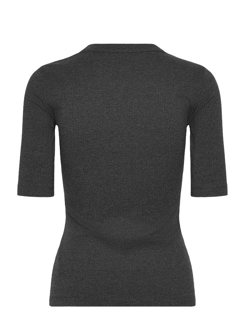 InWear - DagnaIW Melange T-Shirt - t-särgid - dark grey melange - 2