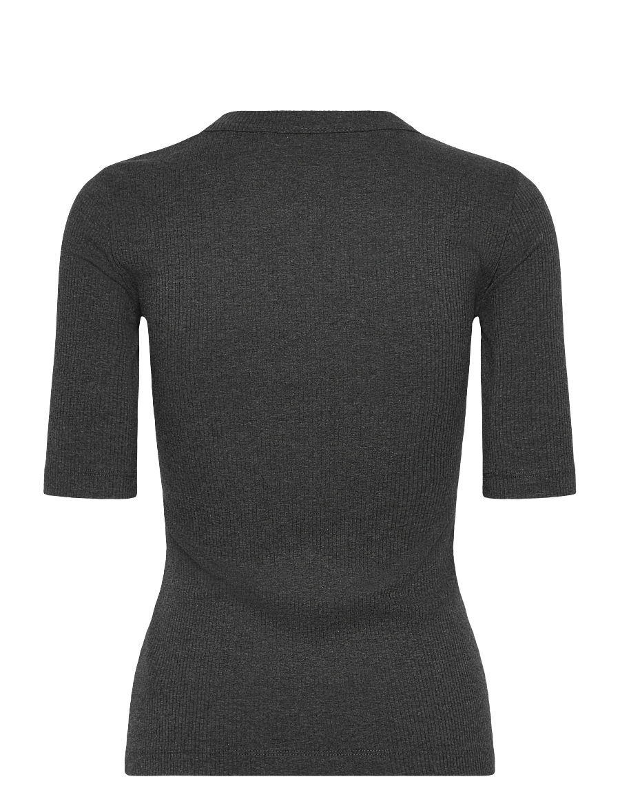 InWear - DagnaIW Melange T-Shirt - t-shirts - dark grey melange - 2