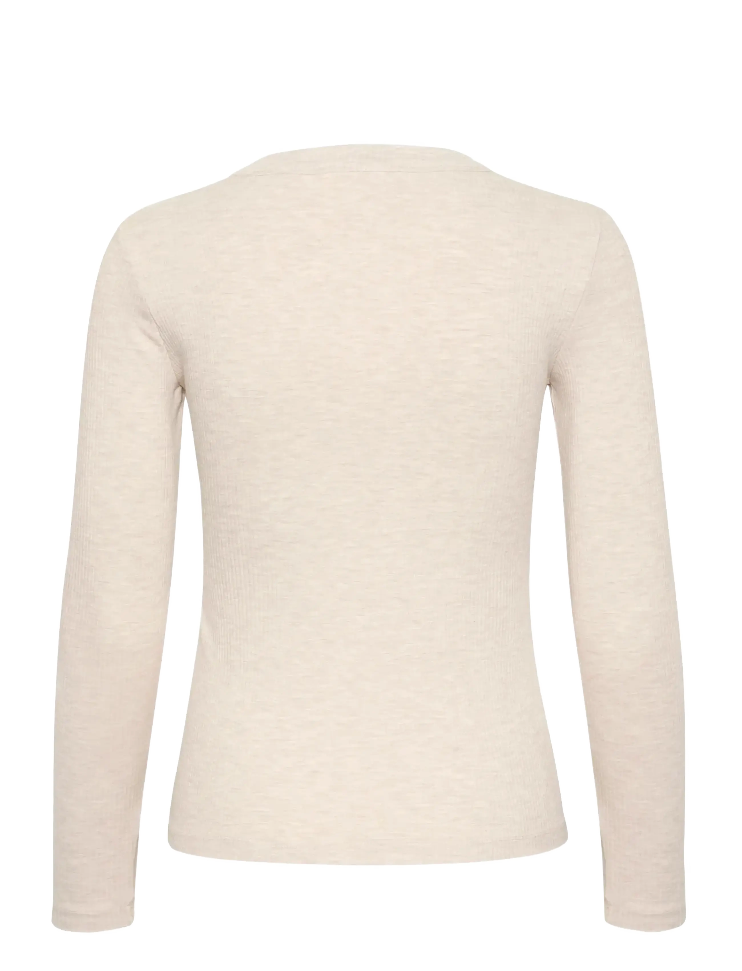 InWear - DagnaIW Melange T-Shirt LS - laveste priser - ecru - 2