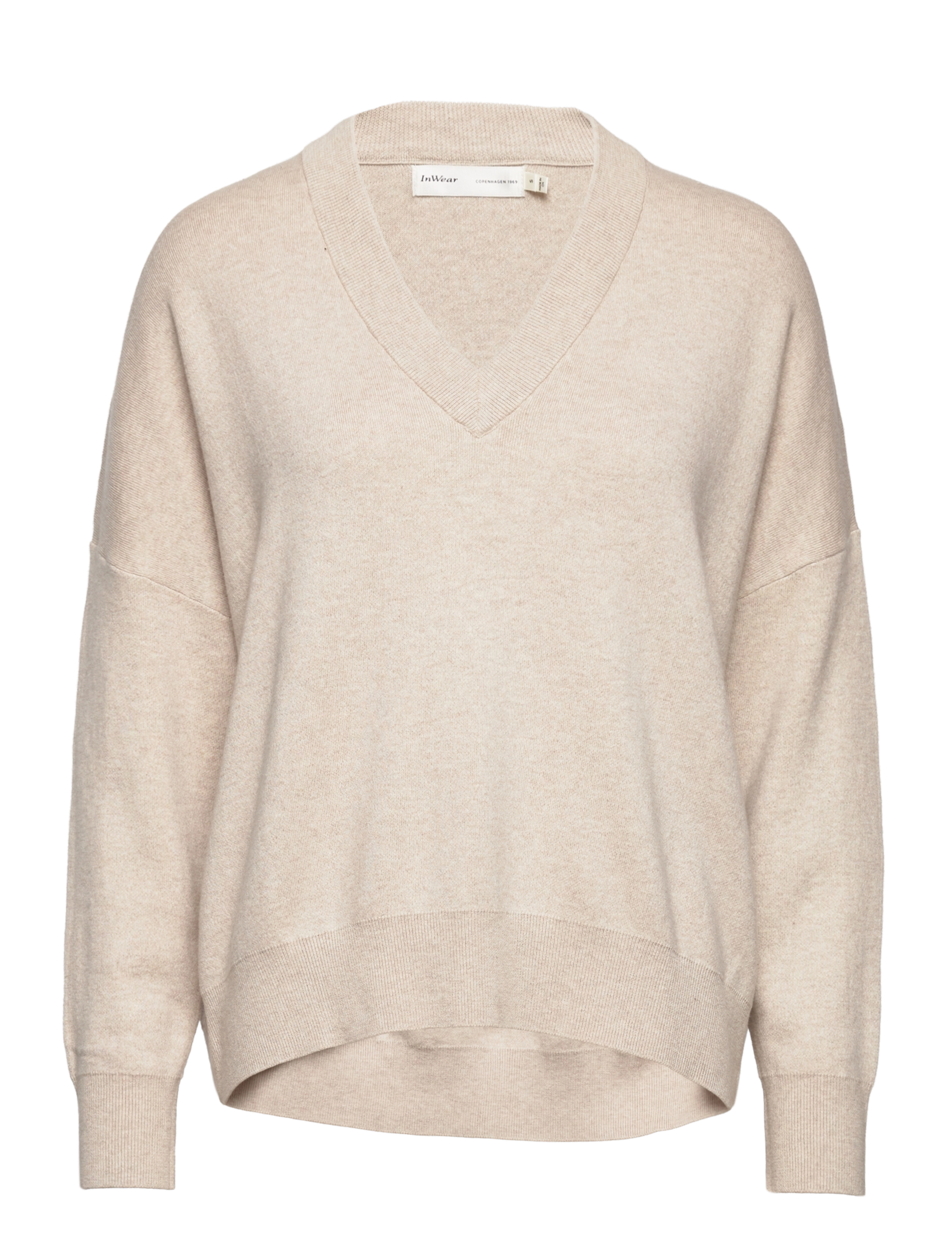InWear - FosterIW V-neck - simply taupe melange - 0