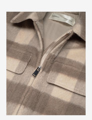 InWear - FlynIW Shirt Jacket - wintermäntel - neutral check - 2