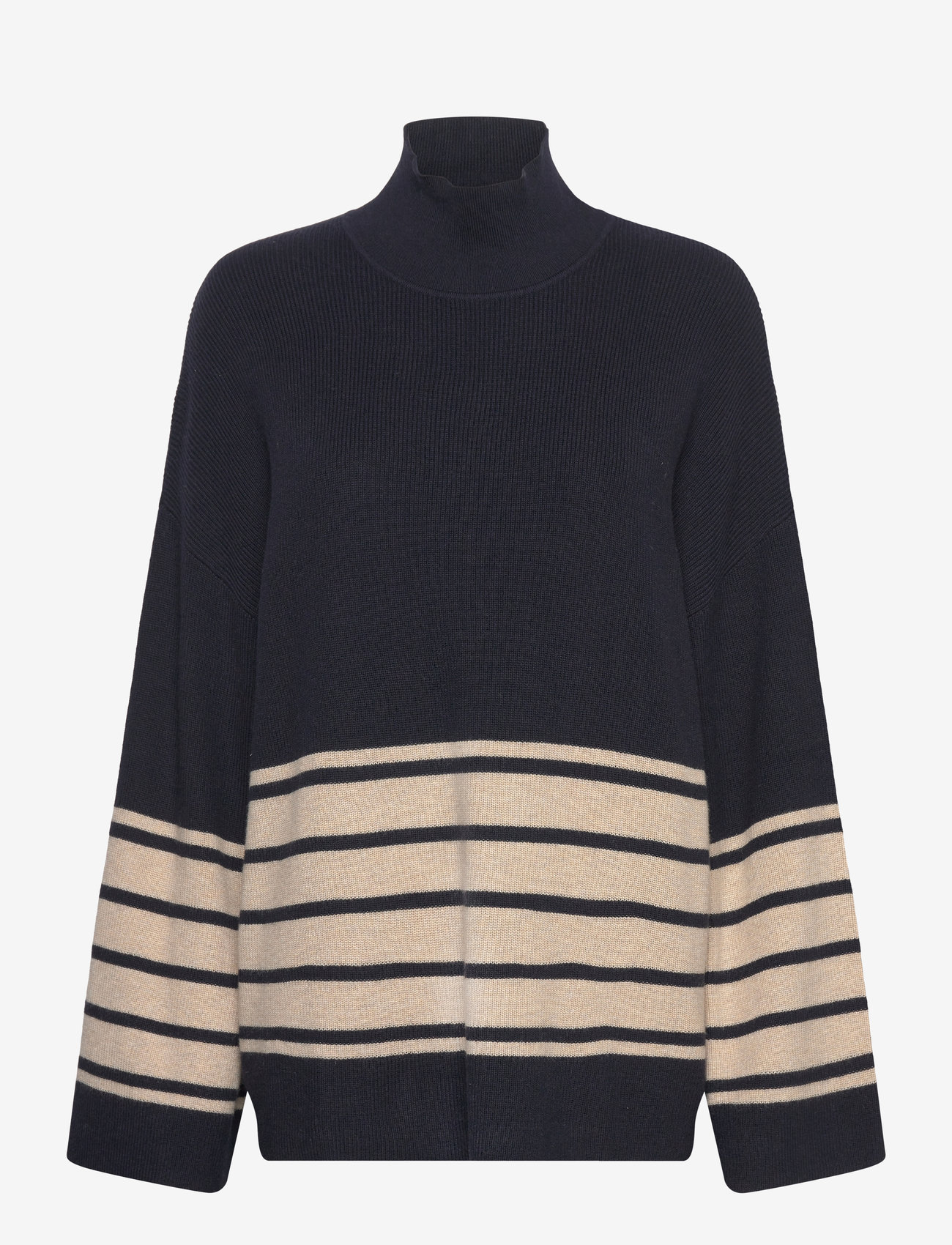 InWear - GittelIW Pullover - rollkragenpullover - marine blue/haze melange - 1