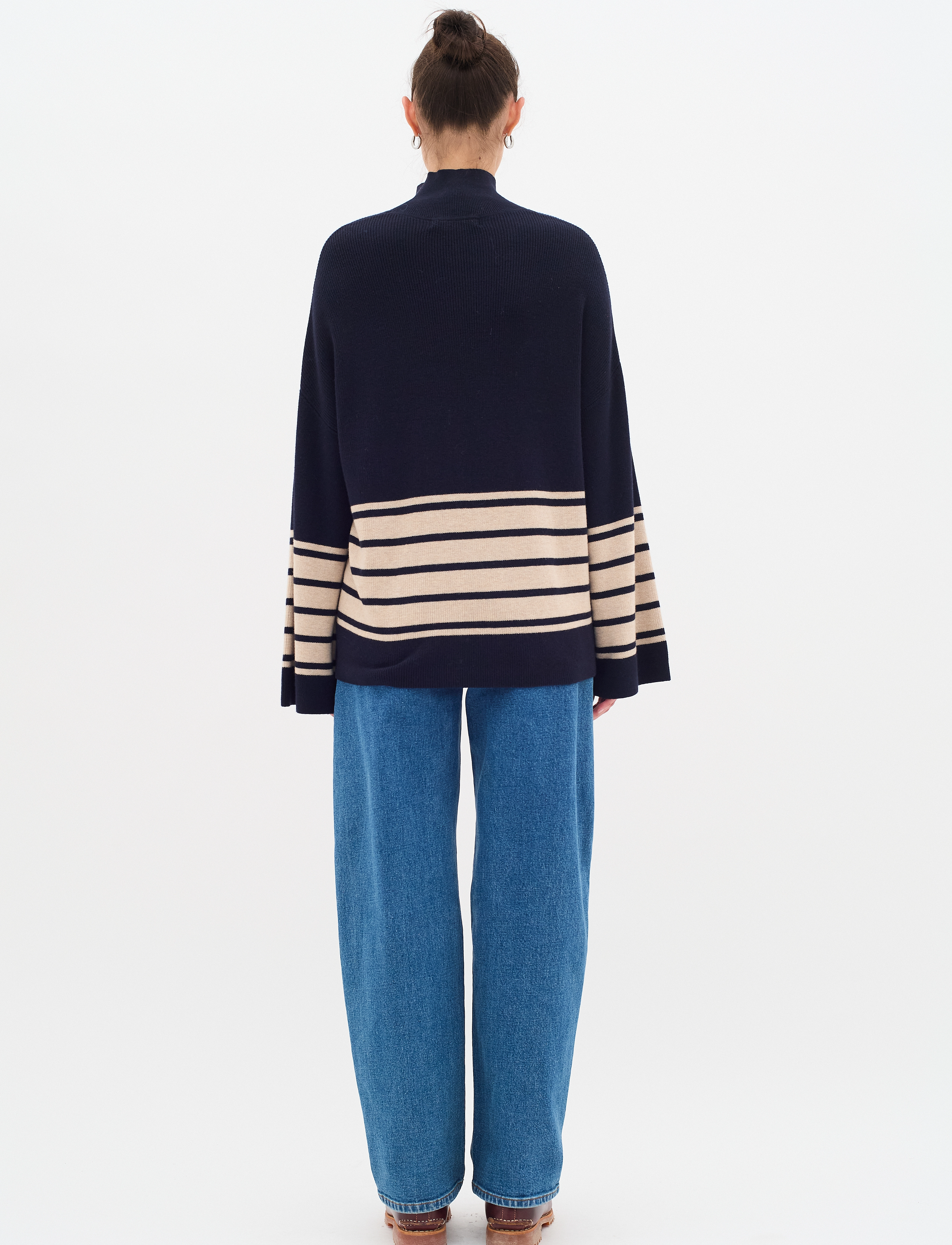 InWear - GittelIW Pullover - coltruien - marine blue/haze melange - 4