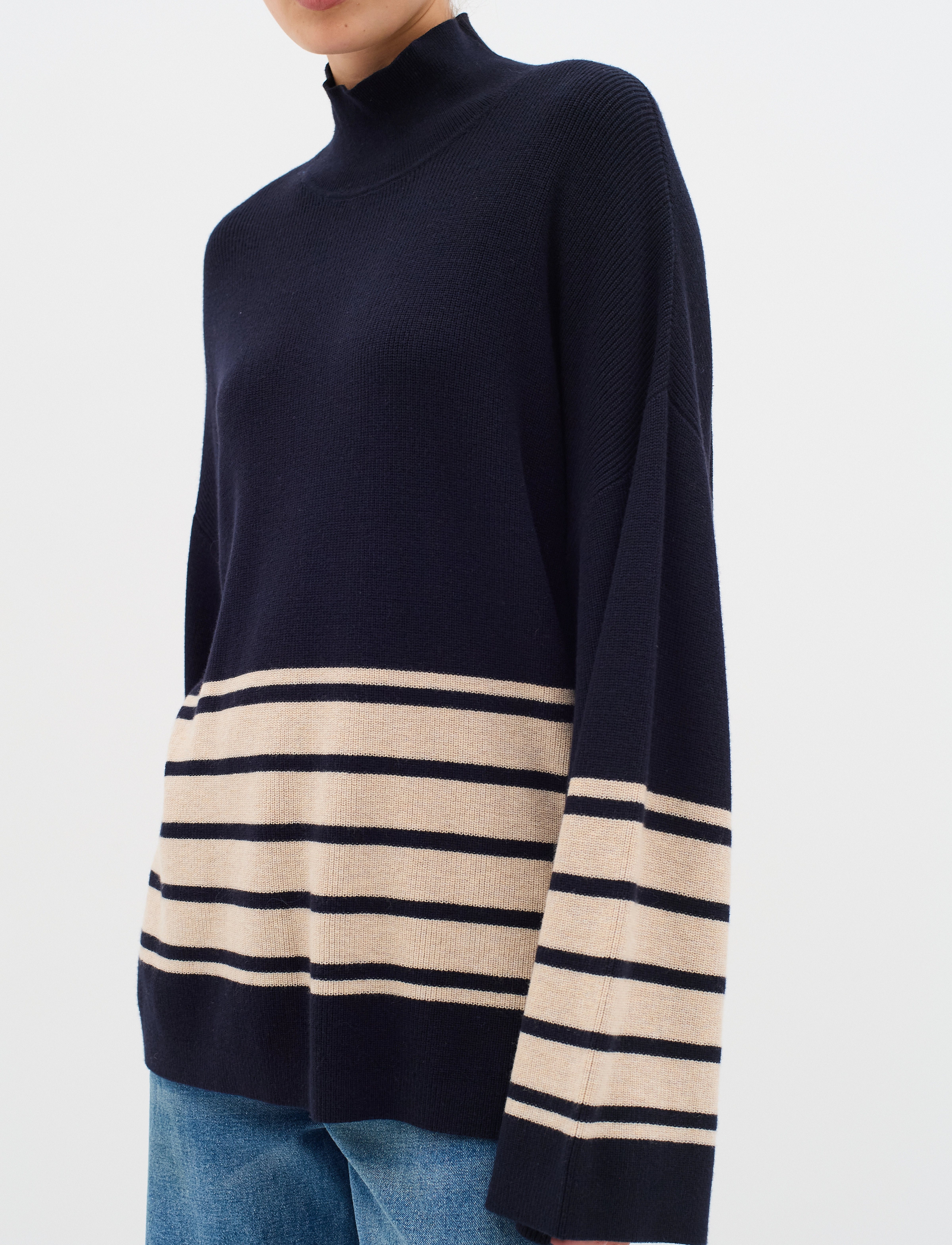 InWear - GittelIW Pullover - coltruien - marine blue/haze melange - 5