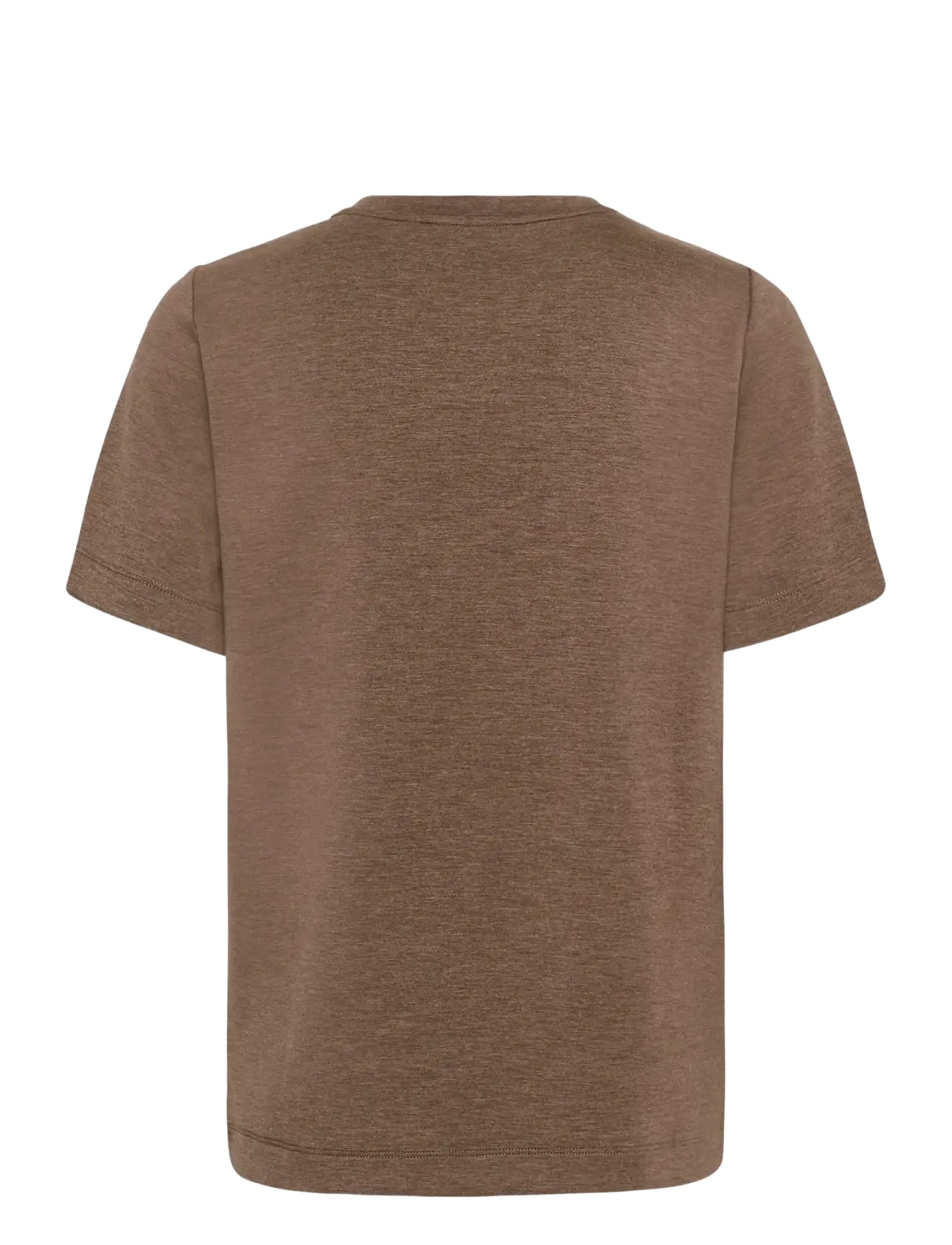 InWear - VincentIW Melange Karmen T-Shirt - t-shirts - coffee quartz melange - 1