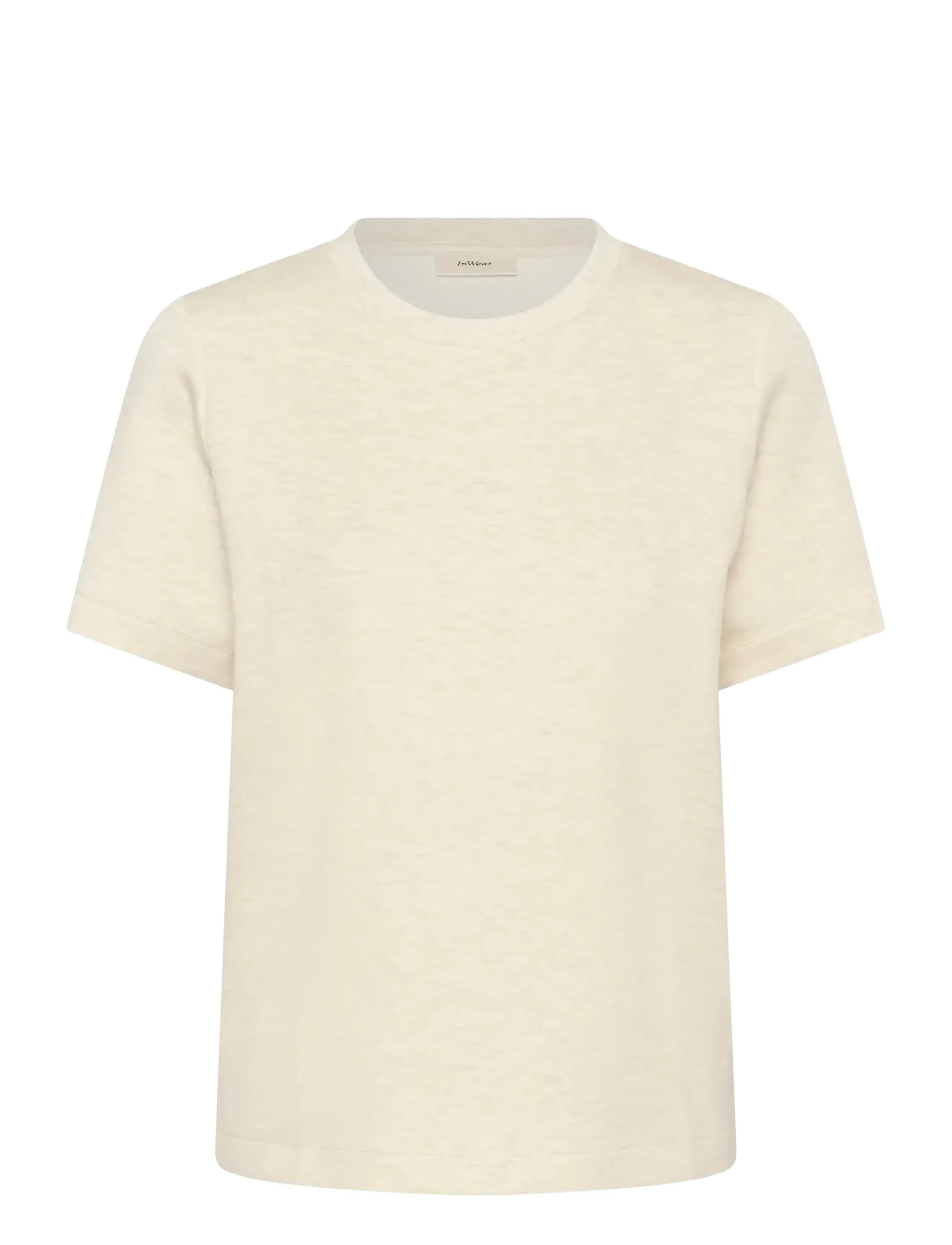 InWear VincentIW Melange Karmen T-Shirt - Nyheder - ECRU / cream